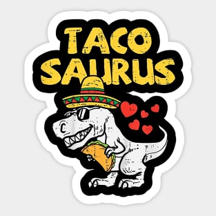 Taco Saurus Sticker